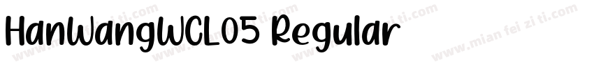 HanWangWCL05 Regular字体转换